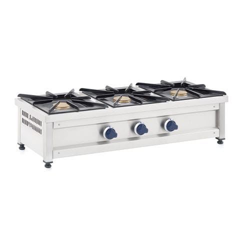 Cooktop a gás - UMPI01G15 - Kristal Endustriyel A.S. - profissional / 3 bocas / de bancada