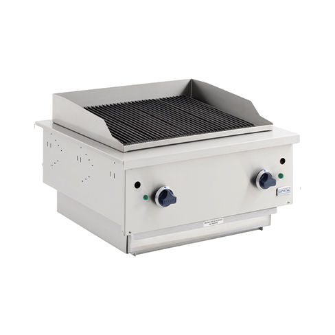 Grelhador elétrico - PAECG40 - Kristal Endustriyel A.S. - de embutir / profissional / em aço inoxidável