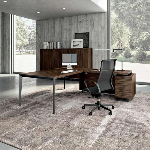 Mesa executiva - X9   - Quadrifoglio Sistemi d'Arredo - de piso / contemporânea / em madeira