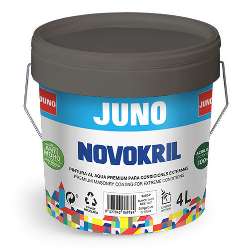 Tinta decorativa - NOVOKRIL - JUNO - impermeabilizante / para ambiente externo / para ambiente interno