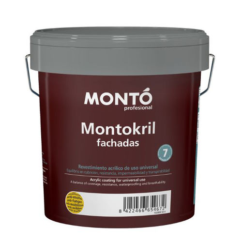 Tinta de vedação - MONTOKRIL LISO - PINTURAS MONTO - de proteção / impermeabilizante / decorativa
