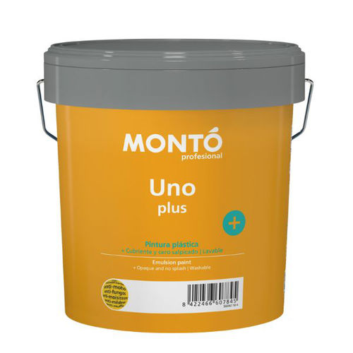 Tinta decorativa - UNO+ - PINTURAS MONTO - para ambiente interno / para ambiente externo / para teto