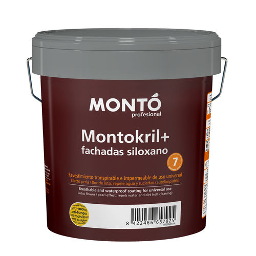 Tinta de proteção - MONTOKRIL+ SILOXANO - PINTURAS MONTO - impermeabilizante / decorativa / para ambiente interno