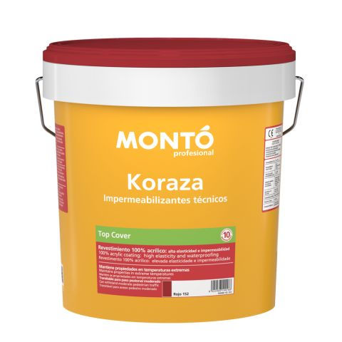Impermeabilizante líquido de proteção - KORAZA TOP COVER - PINTURAS MONTO - para concreto / em elastômero