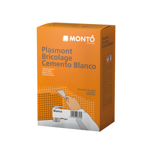 Argamassa de reparação - PLASMONT BRICOLAGE CEMENTO BLANCO - PINTURAS MONTO - de selagem de juntas / para alvenaria / de cimento