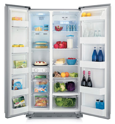 Refrigerador combinado modelo americano - CXSE 7204  - Candy - da linha residencial / de embutir / Side by Side (freezer ao lado)