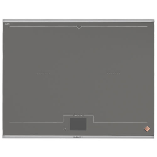 Cooktop de indução - DPI7698GS - DE DIETRICH ELECTROMENAGER - 2 bocas / de embutir / com painel touch