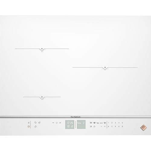 Cooktop de indução - DPI7572W - DE DIETRICH ELECTROMENAGER - 3 bocas / de embutir / com botões