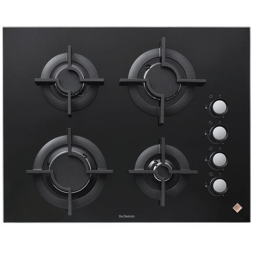Cooktop a gás - DPG7640B - DE DIETRICH ELECTROMENAGER - 4 bocas / de embutir / com botões