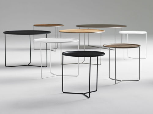 Mesa de centro contemporânea - VALET - DAVIS - em madeira / metálica / da linha comercial
