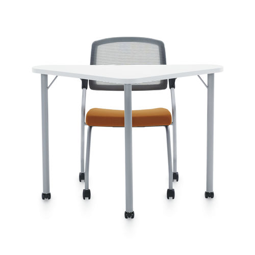 Mesa para treinamento contemporânea - ZOOK™ - GLOBAL totaloffice - em laminado / com base metálica / retangular