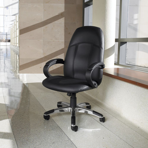 Poltronas de escritório contemporânea - TAMIRI - GLOBAL totaloffice - em couro / estofada / com altura ajustável