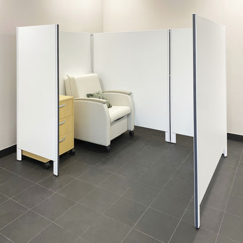 Divisória removível - DPL5424 - GLOBAL totaloffice - laminada / para escritório / de concentração e privacidade