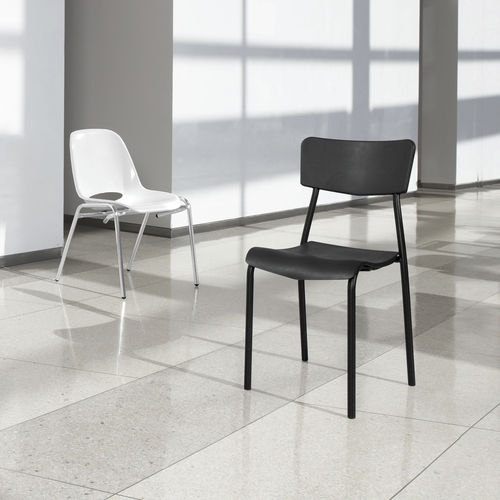 Cadeira para interlocutor contemporânea - TALIA® - GLOBAL totaloffice - para ambiente interno / em polipropileno / empilhável