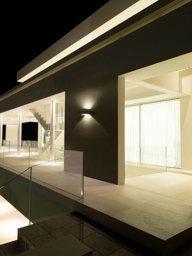 Arandela contemporânea - GIULIUS - MARTINI Illuminazione - para ambiente externo / em vidro / em alumínio extrudado