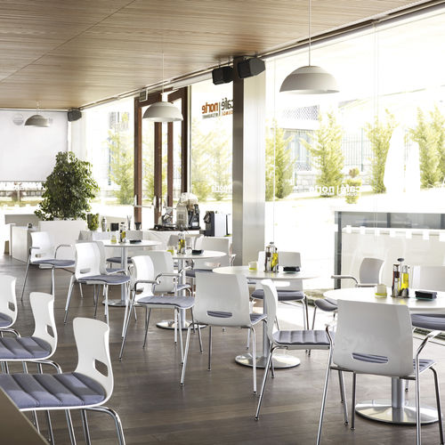 Cadeira de restaurante contemporânea - CASPER - allermuir - para ambiente interno / em tecido / em material plástico