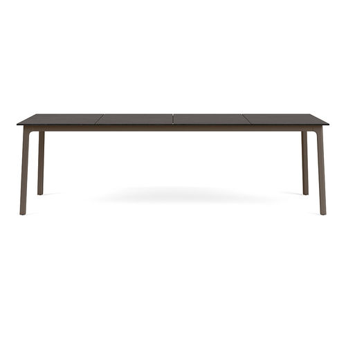 Mesa de jantar contemporânea - ADAPT  - BROWN JORDAN - em madeira / com base em madeira / retangular