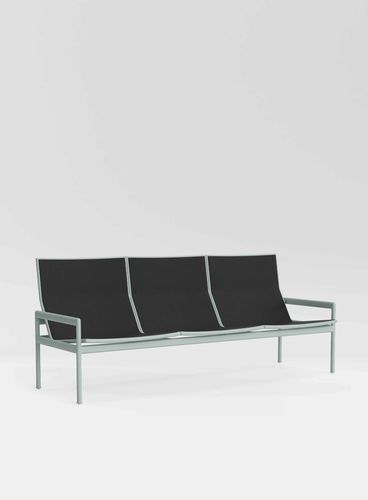 Sofá contemporâneo - SONORA SLING - BROWN JORDAN - para ambiente externo / em tecido / com braços