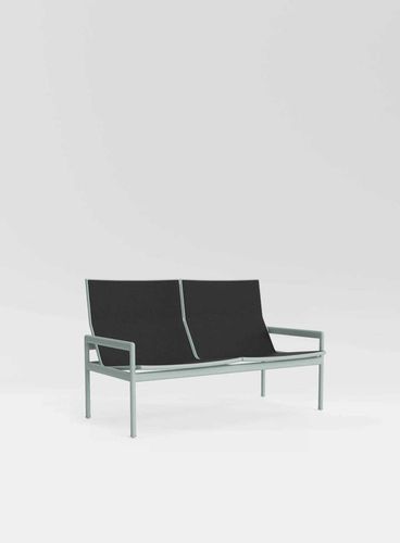 Sofá contemporâneo - SONORA - BROWN JORDAN - para ambiente externo / em material têxtil / com braços