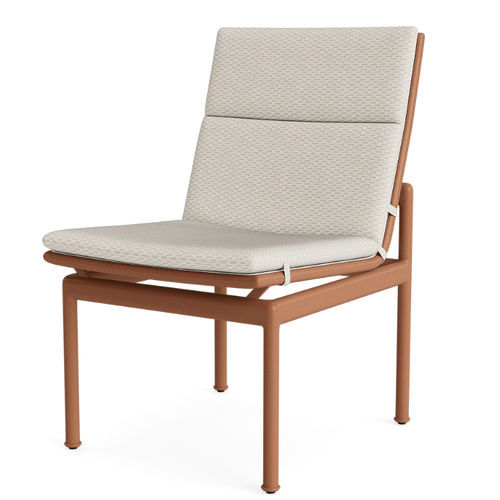 Cadeira de sala de jantar contemporânea - Sonora - BROWN JORDAN - para ambiente interno / em tecido / com base metálica