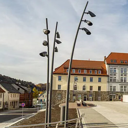 Poste de iluminação pública - ARINI - Hess GmbH Licht + Form - contemporâneo / em PMMA / em policarbonato