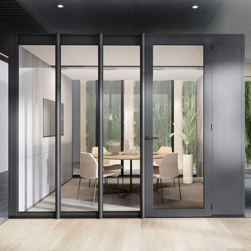 Cabine de concentração e privacidade para reuniões - Focus Quiet Room - schiavello - acústica / com vidro / com porta envidraçada