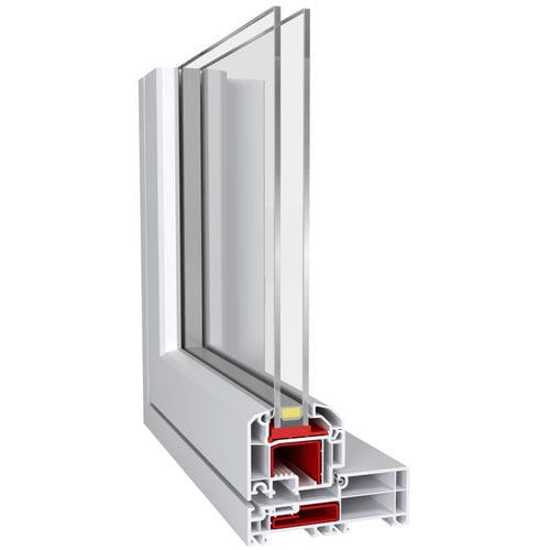 Janela em PVC - NORDLINE   - ARUTECH PARIMAD AKNAD OÜ - guilhotina / com vidro duplo / com vidro triplo