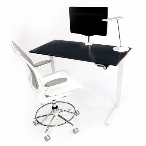 Estação de trabalho - FLOAT - Humanscale - contemporânea / em laminado / cantilever