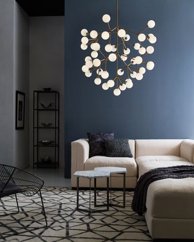 Lustre clássico - MARA GRANDE - TECH LIGHTING - em latão / de LED