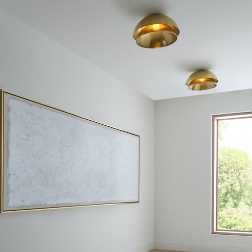 Plafon contemporâneo - Shanti Large Flush - TECH LIGHTING - redondo / metálico / de LED