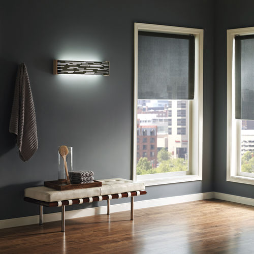 Arandela contemporânea - REVEL LINEAR - TECH LIGHTING - para ambiente interno / em madeira / em acrílico