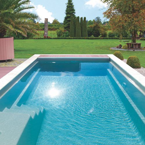 Piscina pré-fabricada - AQUA - COMPASS Pools - para ambiente externo / enterrada / em cerâmica