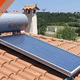 aquecedor solar de água / em telhado / horizontal / profissional