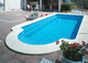 piscina pré-fabricada / para ambiente externo / enterrada / em poliéster