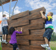 parede de escalada fixa / para parque infantil