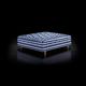 cama de casal / contemporânea / estofada / em tecido