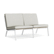 sofá de design Bauhaus / em tecido / em couro / bege