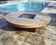 braseiro de jardim a lenha / a bioetanol / a carvão / em aço galvanizado
