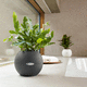 vaso de jardim em material plástico / de instalação livre / esférico / autoirrigável