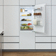 refrigerador combinado com gavetas / profissional / de embutir / Inverse (freezer em baixo)