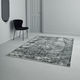 tapete contemporâneo / estampado / em viscose / retangular