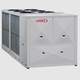 chiller com condensação a ar/água / de piso / para área externa