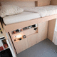 cama retrátil / de solteiro / contemporânea / dobrável