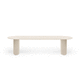 mesa de jantar contemporânea / em carvalho / com folheado de madeira / em MDF