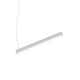 luminária técnica pendente / de LED / retangular / linear