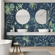 papel de parede contemporâneo / com natureza / com motivos impressos