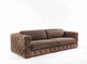 sofá Chesterfield / em couro / de 2 lugares / de 3 lugares