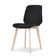 cadeira de sala de jantar de design escandinavo / para ambiente interno / em tecido / em laminado
