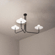 lustre contemporâneo / epóxi / para 3 lâmpadas / da linha comercial