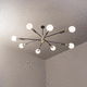 lustre contemporâneo / em metal laqueado / em latão / em vidro